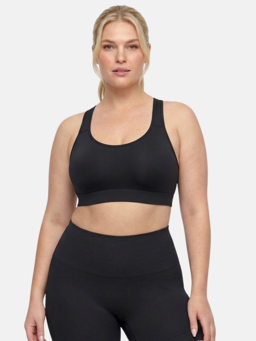 Now Sunday By Underoutfit "The Flex Sports Bra With Removable Pads"-1143-Black